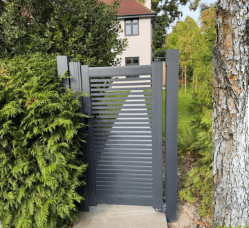See Through Side Gates Aluminium