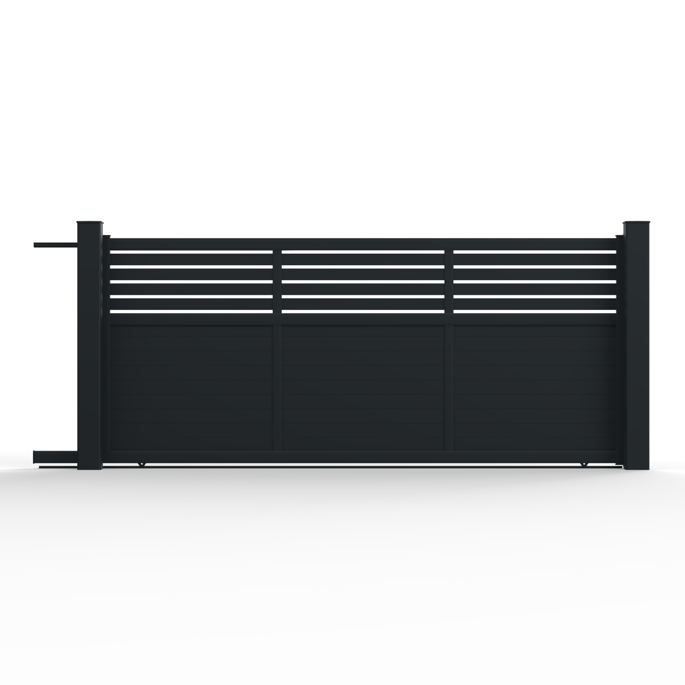 Luker Sliding Driveway Gate in Aluminium
