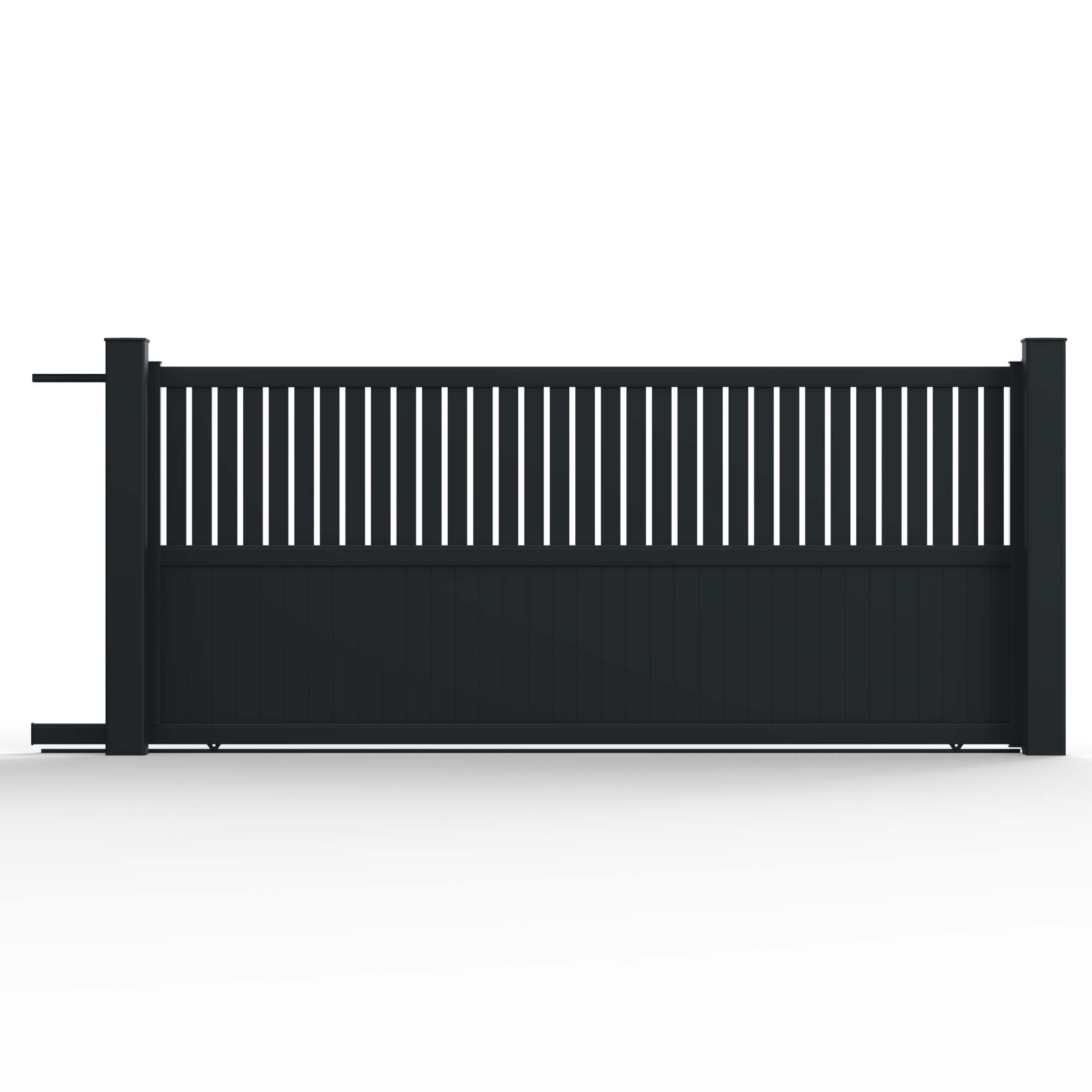 Melany Sliding Driveway Gate in Aluminium