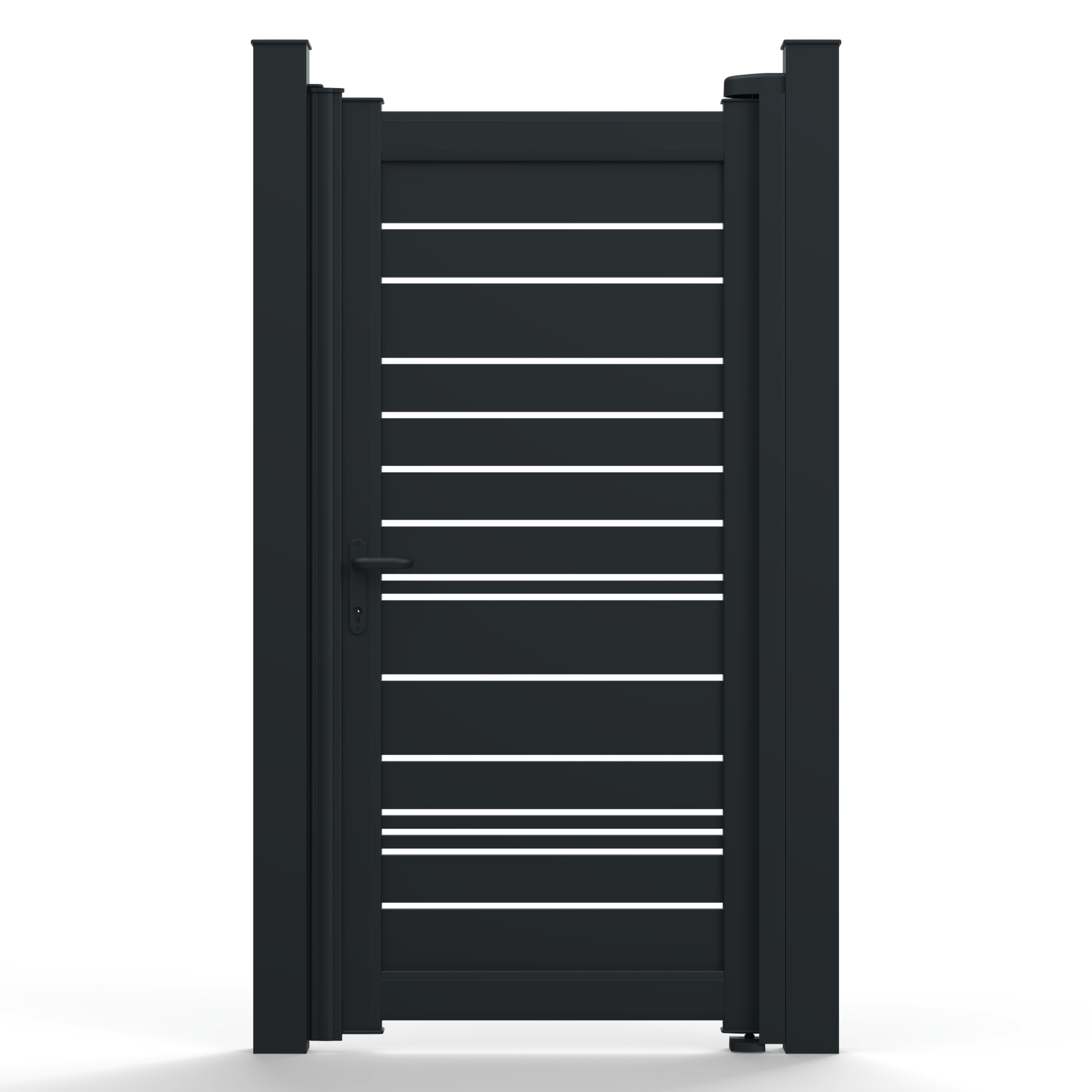Stacy Aluminium Pedestrian Modern Side Gate