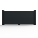 Amy Aluminium Hinged Double Gates - Solid Swing Gate