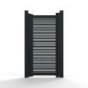 Brooks Narrow Slatted Pedestrian Side Gate