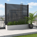 Brooks Narrow Slat Aluminium Fencing
