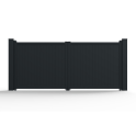 Aluminium Hinged Double Gates - Maicy Privacy Swing Gate