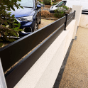 Millie Wide Infill Gapped Aluminium Fencing