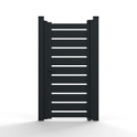 Millie Aluminium Wide Slatted See Through Pedestrian Side Gate