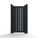 Aluminium Pedestrian Side Gate - Sophia Modern Gates